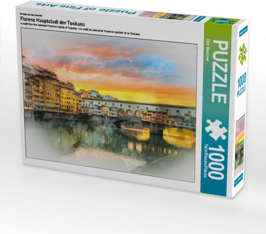 CALVENDO Puzzle Ein Motiv aus dem Kalender Florenz Hauptstadt der Toskana | 1000 Teile Lege-Größe 64x48cm Foto-Puzzle für glückliche Stunden