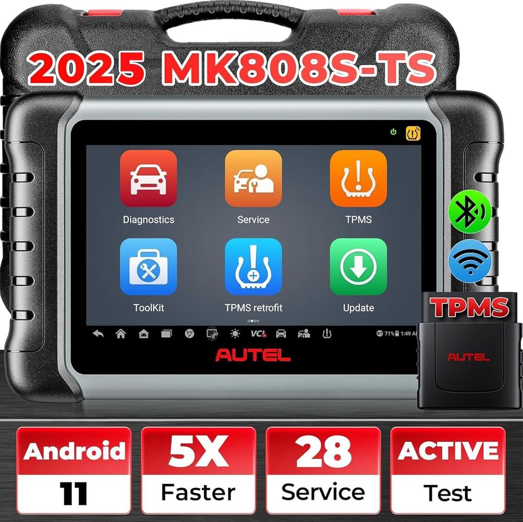Autel MK808S-TS MaxiCOM Diagnosescanner mit Ölrücksetzer Produktbild