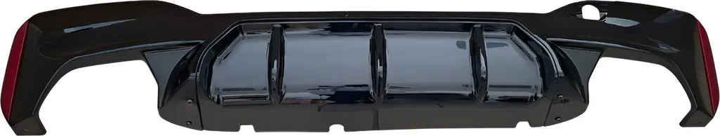 Jupe Arrière Diffuseur de Pare-chocs Noir pour BMW Série 5 G30 G31 M