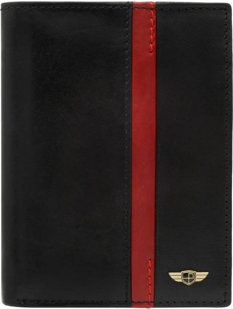 Portafoglio Verticale Peterson RFID - Vera Pelle e Sicurezza Contactless - 21