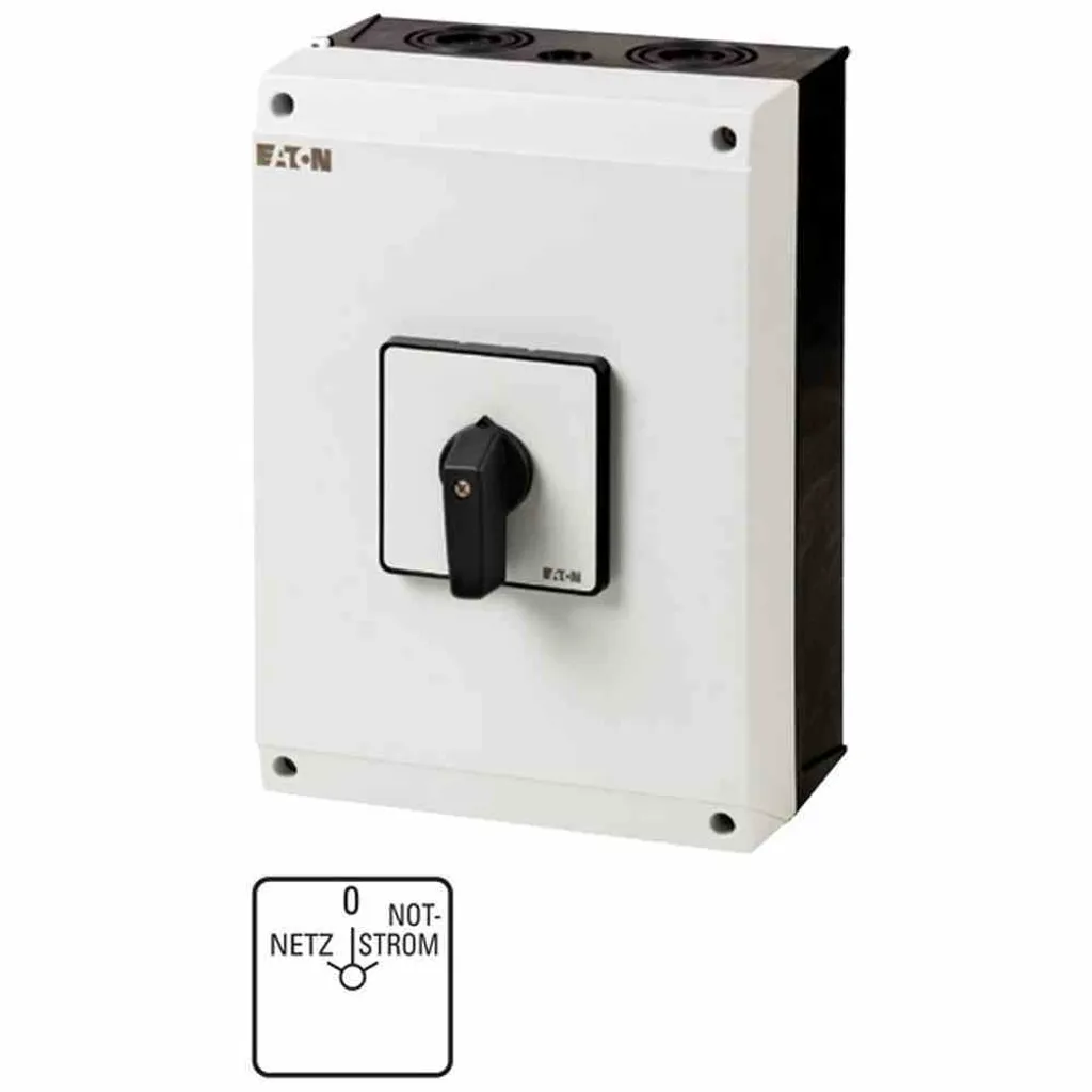 Eaton T5-4-8902/I5 Interrupteur à bascule 4P Noir haute performance