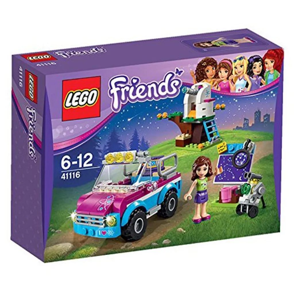 Jeu Éducatif LEGO Friends 41116 Voiture d'expédition d'Olivia de 6 ans