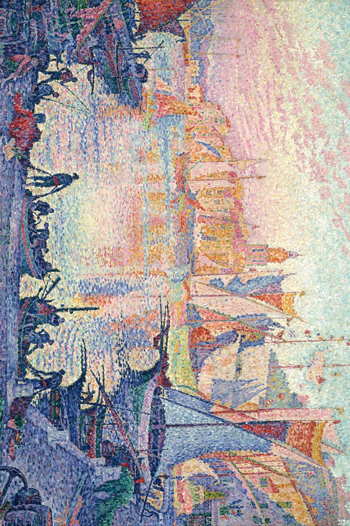 Paul Signac Kunstdruck Bild - Hafen Von Saint-Tropez , 1901-1902 (120 x 180 cm)