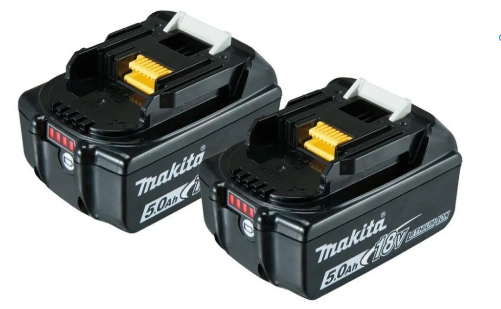 Batterie Makita 18V 5Ah BL1850B x2 : Fini les Pannes avec Indicateur Charge