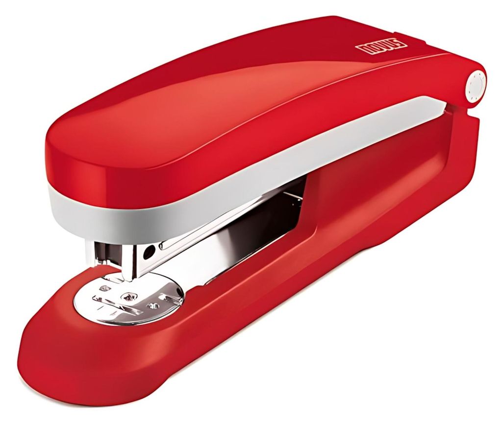 Novus Heftgerät E 25, bis 25 Blatt rot/grau, im Blister