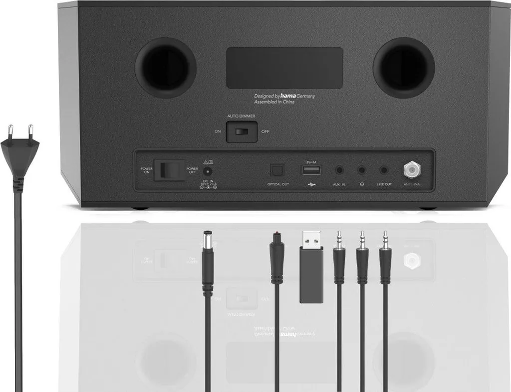Radio DAB+ Bluetooth TX RX et lecteur CD avec grand écran couleur