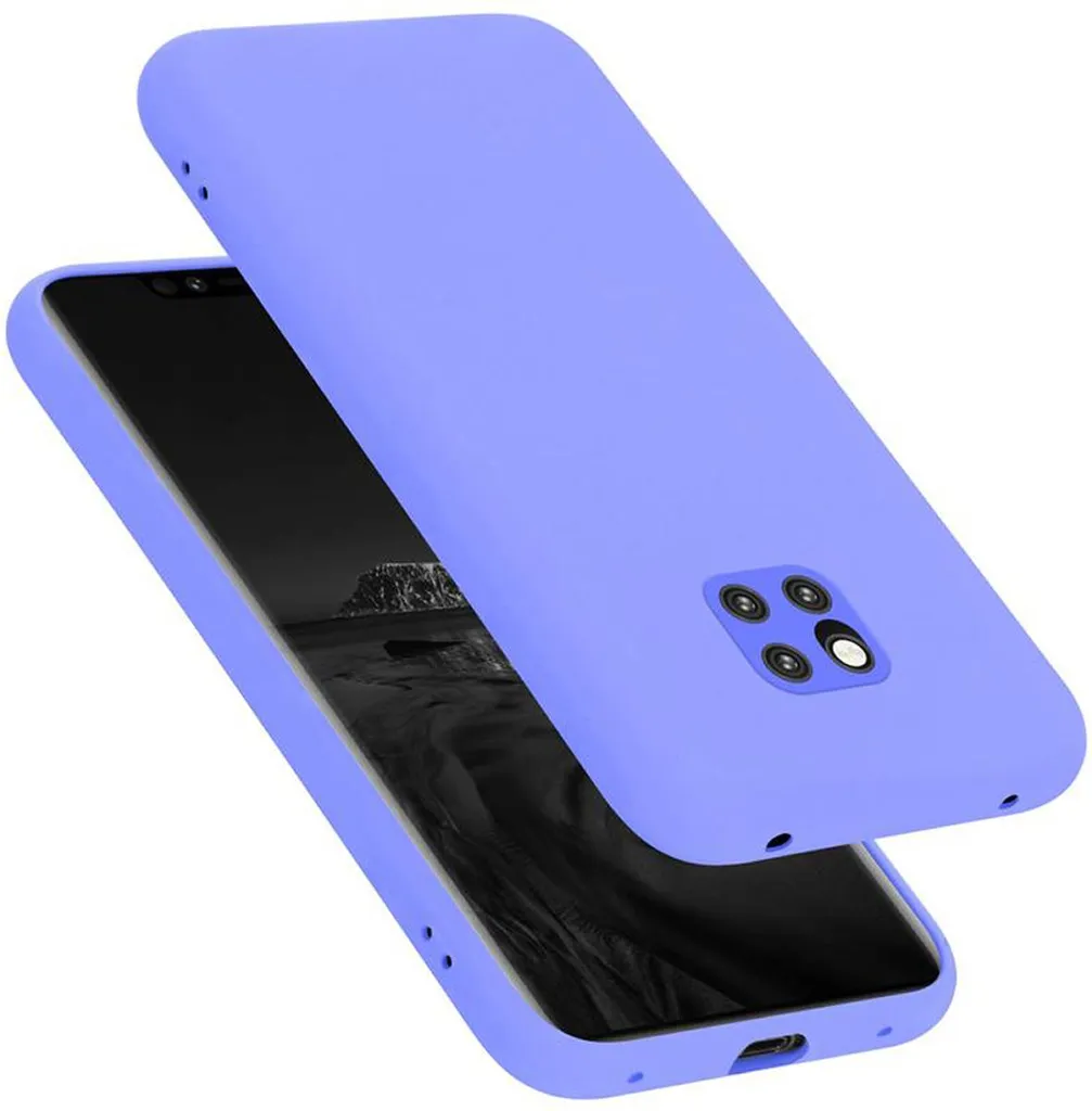 Cadorabo Custodia Huawei Mate 20 Pro Viola - Cover TPU Morbida Slim