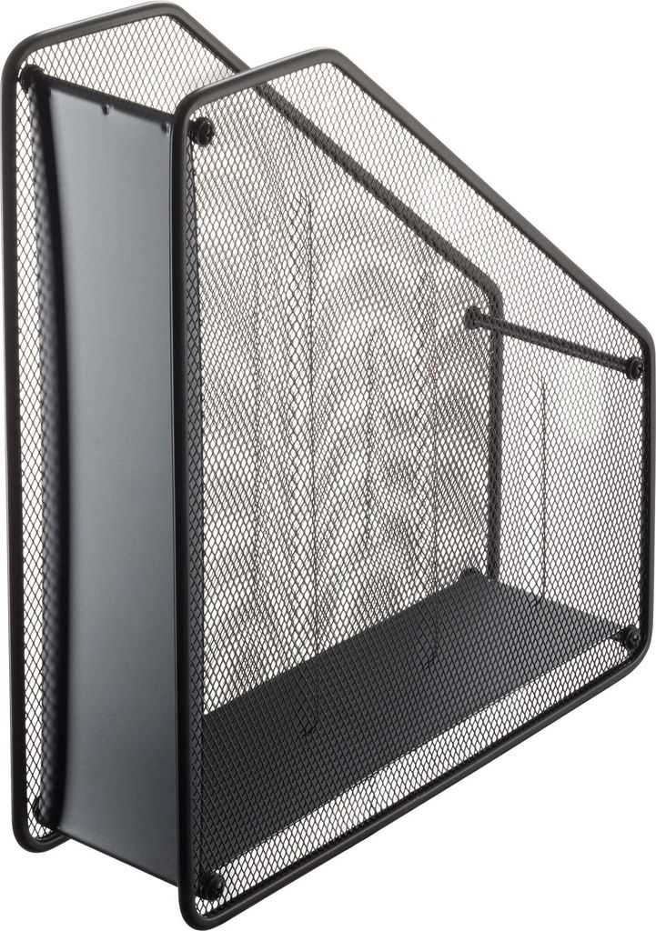 helit Stehsammler Mesh DIN A4 aus Drahtmetall schwarz Produktbild 