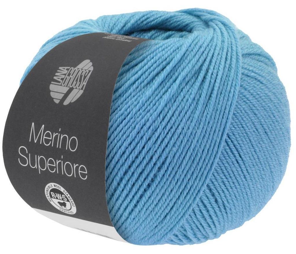 Lana Grossa - Merino Superiore 0047 himmelblau Produktbild 
