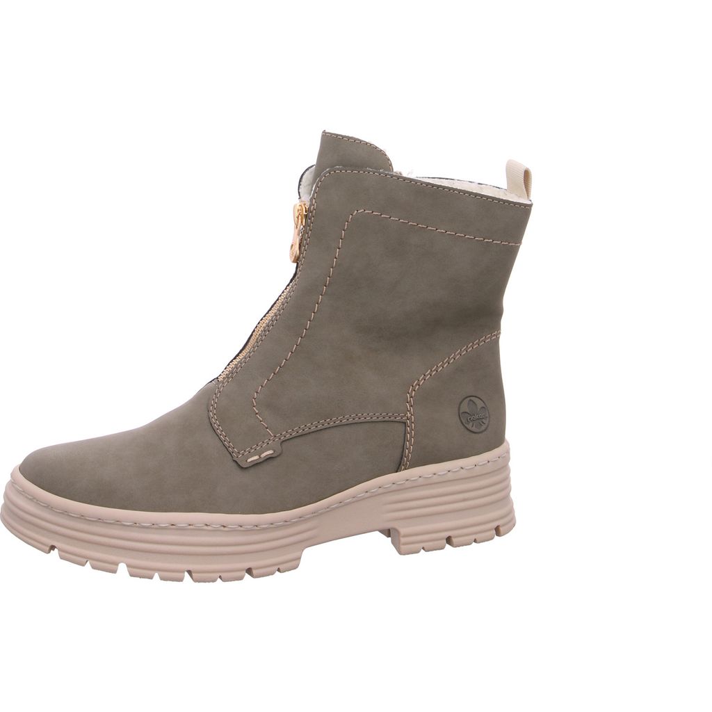 Rieker Damen Stiefelette gefüttert Grün Produktbild 