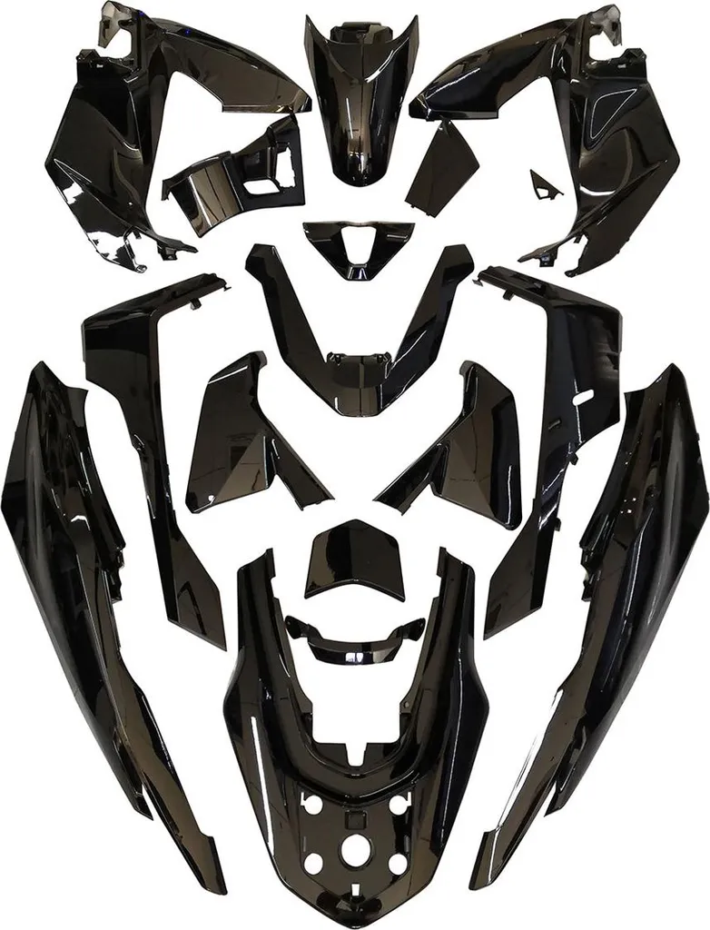 Habillage complet Honda PCX noir pour rénover votre carrosserie TNT
