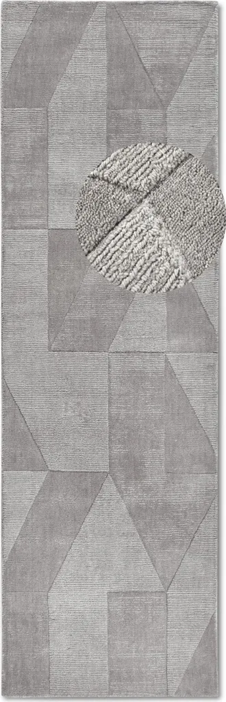 Tapis en laine Ursule Gris Villeroy & Boch 1906 Anti-tache Naturel