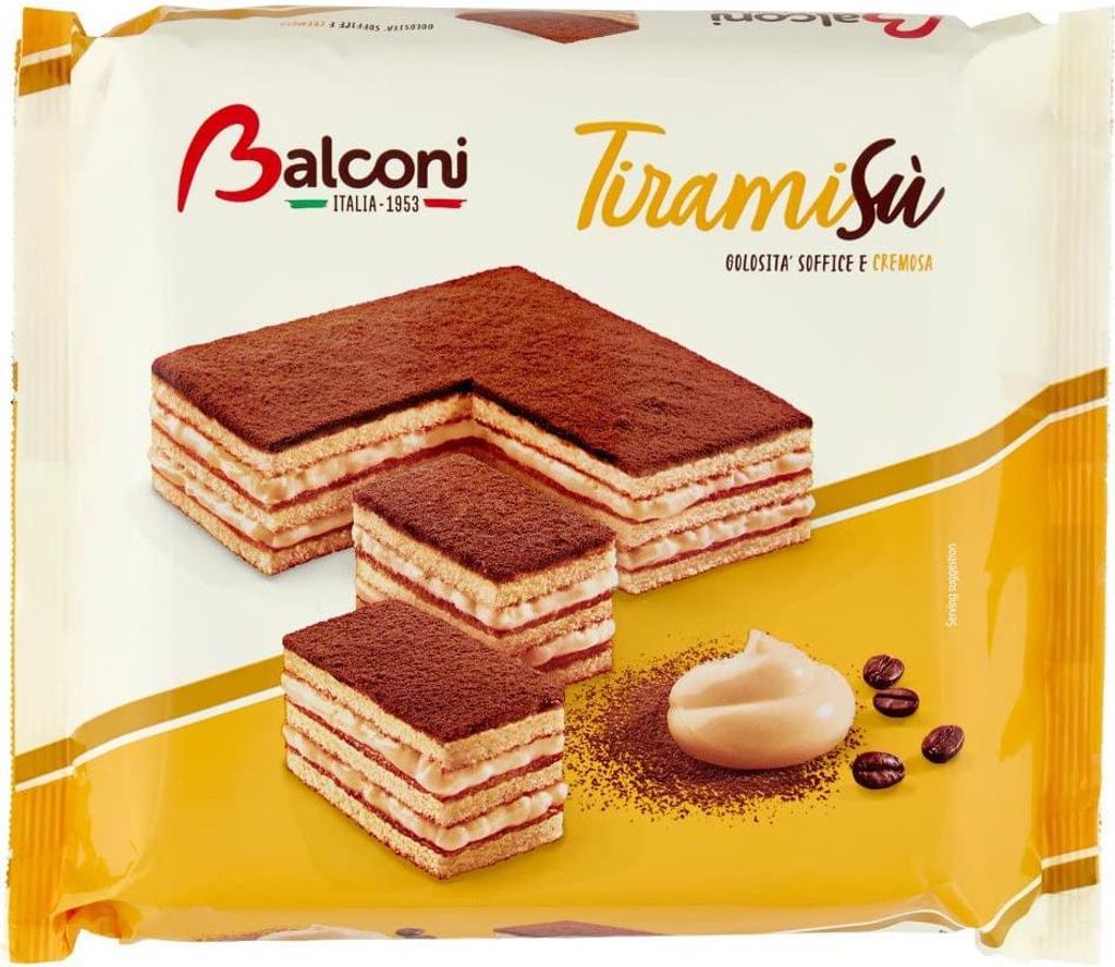 Balconi Tiramisu Torta 3 Pezzi Da 400 Grammi