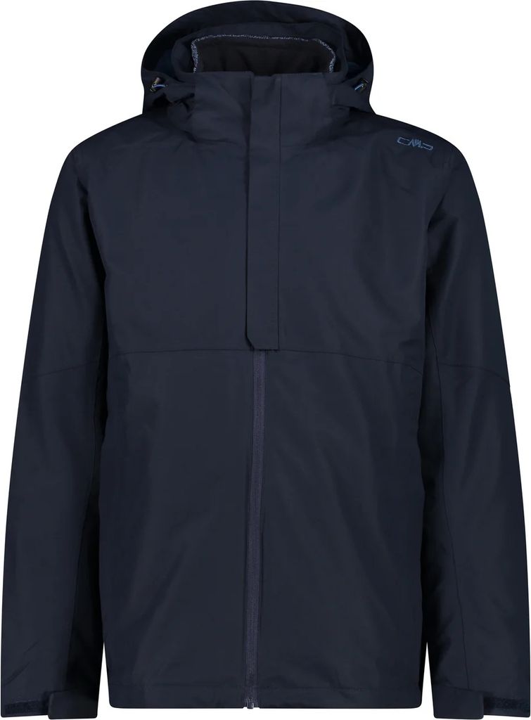 CMP, JACKET ZIP HOOD DETACHABLE INN.JACKET, 33Z1577D, Dark Blue, 54, Man
