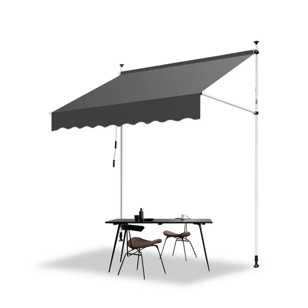Tenda da Sole Economica 3.5m TolleTour - Montaggio Rapido Grigio