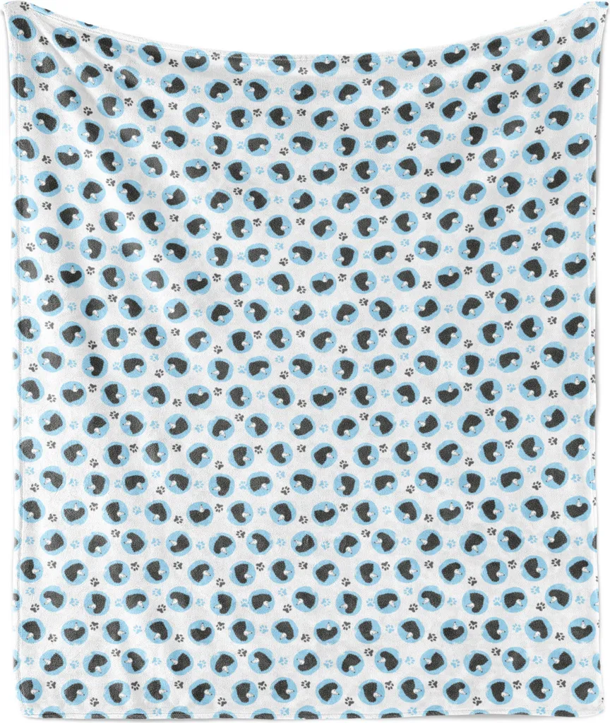 Plaid Cani Barboncini ABAKUHAUS XXL | Coperta Flanella 175x230 cm