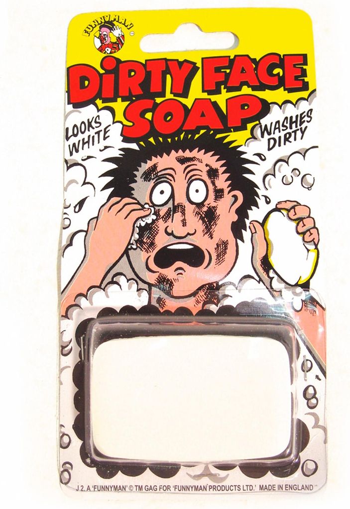 Schwarzfärbende Seife Scherzartikel für alle - Einheitsgröße