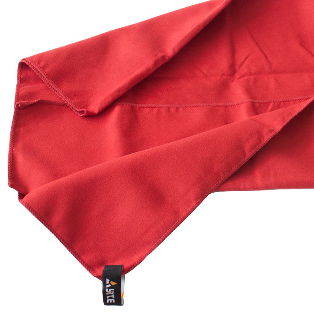 YATE Reisehandtuch XL 60x120 cm Rubin Mikrofaser