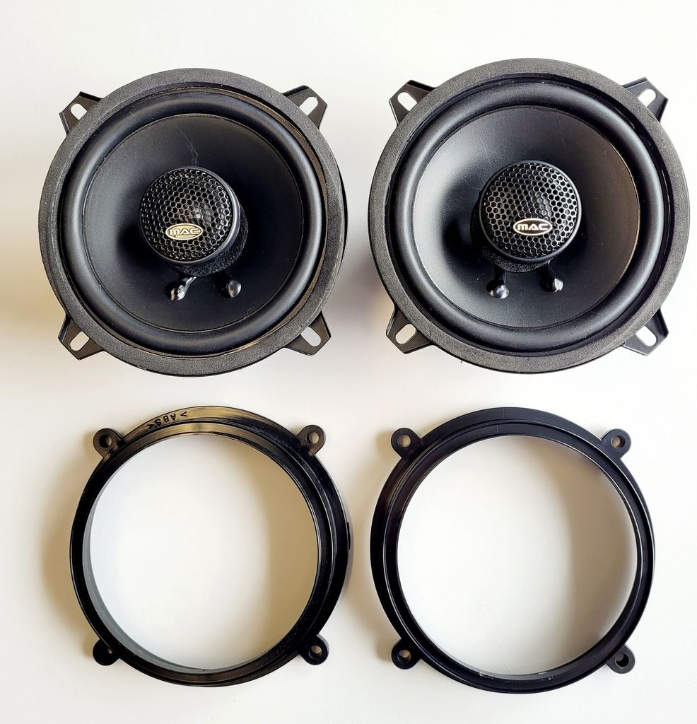 Mac Audio Lautsprecher Einbauset passend Renault Megane 3 Tür Vorne inkl. Adapterringe