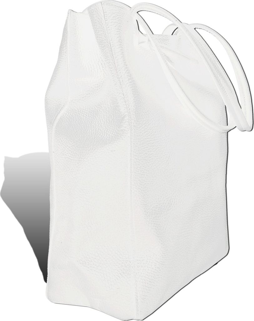Shopper weiß Toscanto Tasche Leder D2OTTM107SW