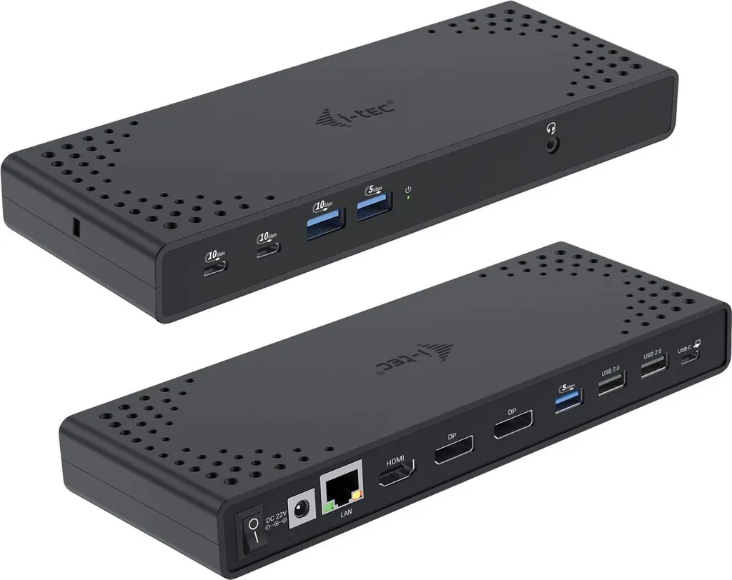 i-tec USB-C Triple Display Docking Station Gen 2 PD 100W pour PC Portable