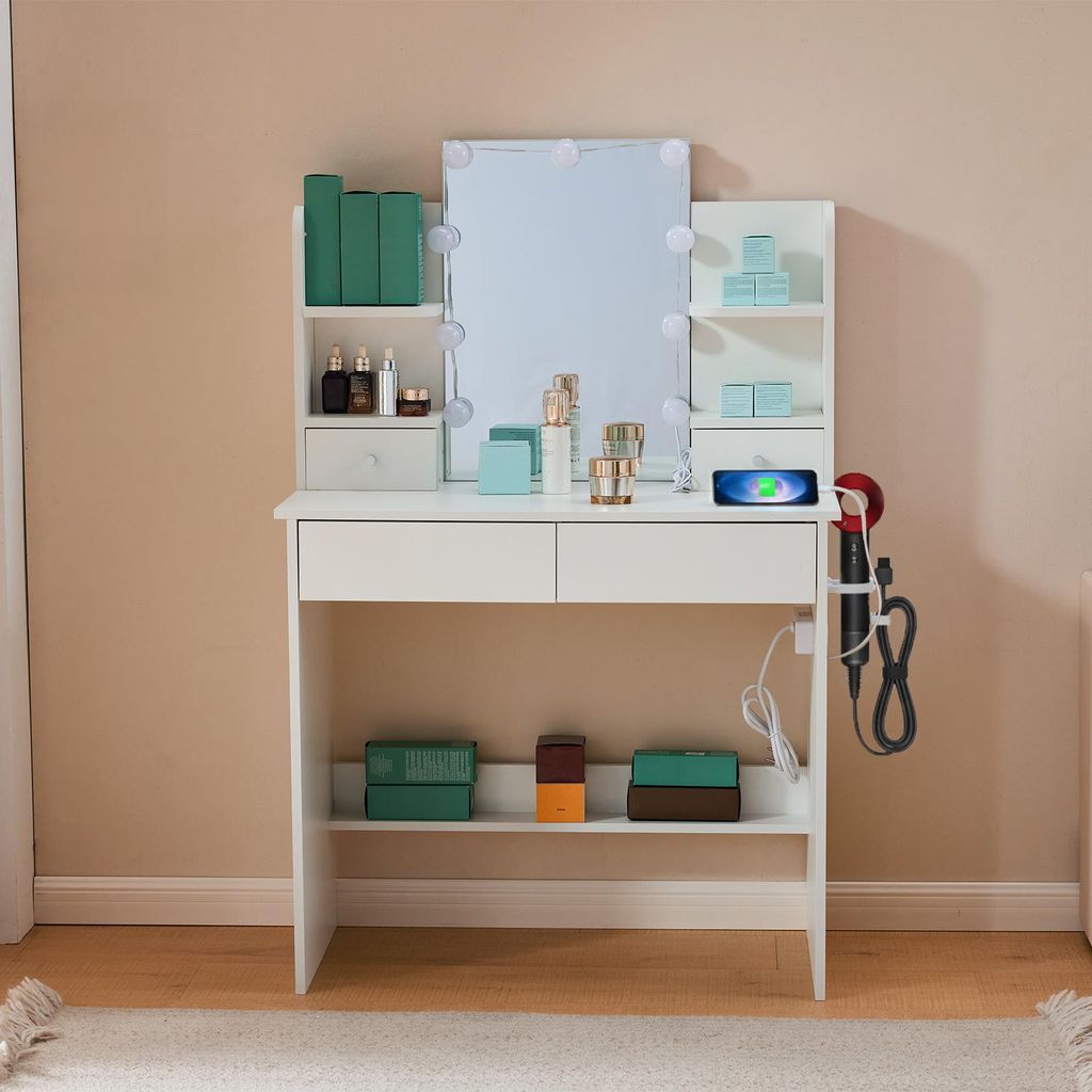 Toaletka FCH z 3 diodami LED o regulowanej jasności, listwą Zdjęcie produktu 
