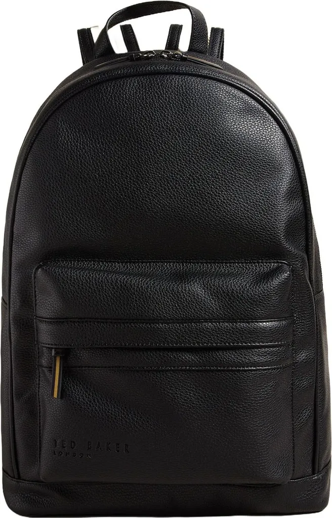 Zaino Porta PC Ted Baker Kaileb - Nero con Spallacci Logati Webbing