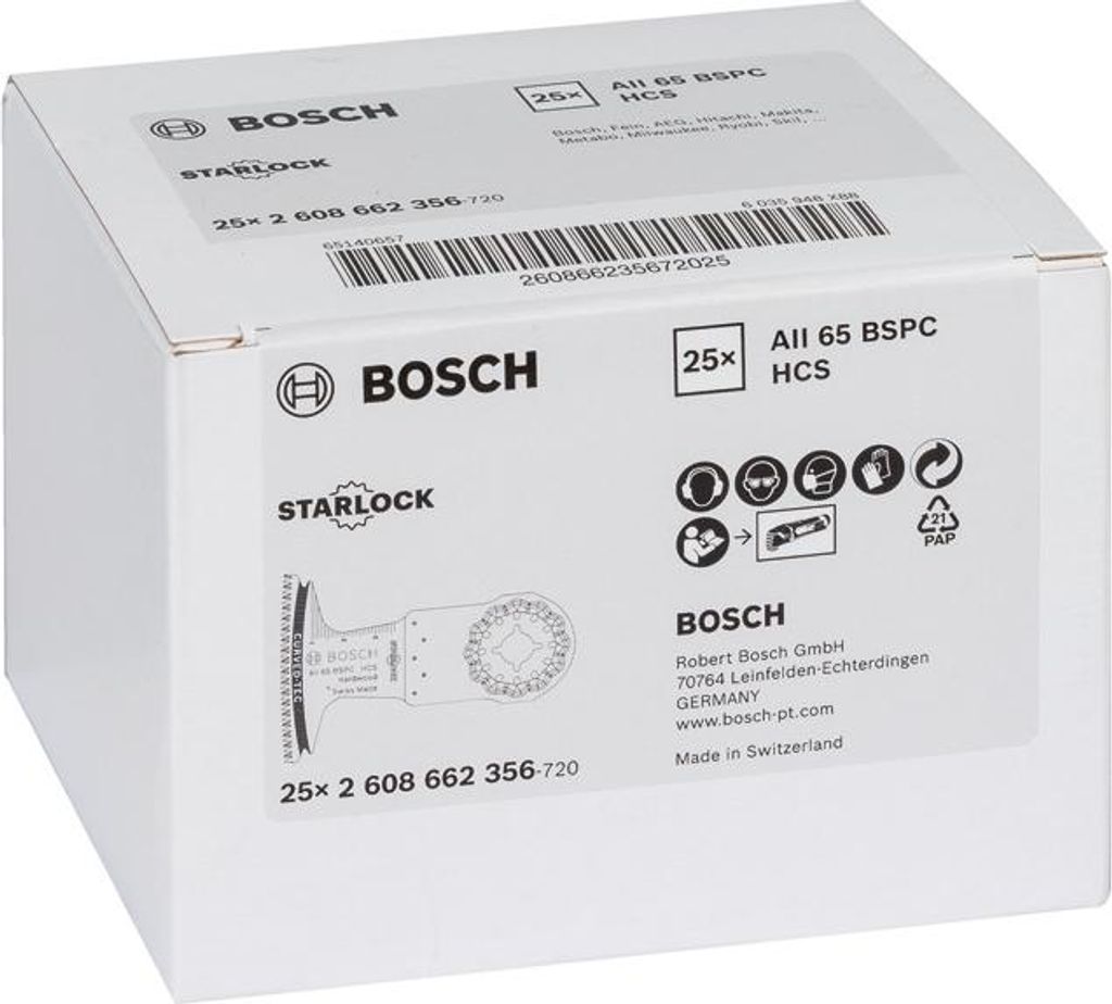 HCS Tauchsägeblatt AII 65 BSPC Hard Wood, 40 x 65 mm Produktbild 