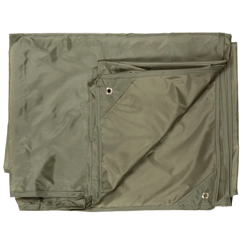 Tarp MFH Bâche Polyvalente Olive 300 x 400 cm pour Abri de Survie
