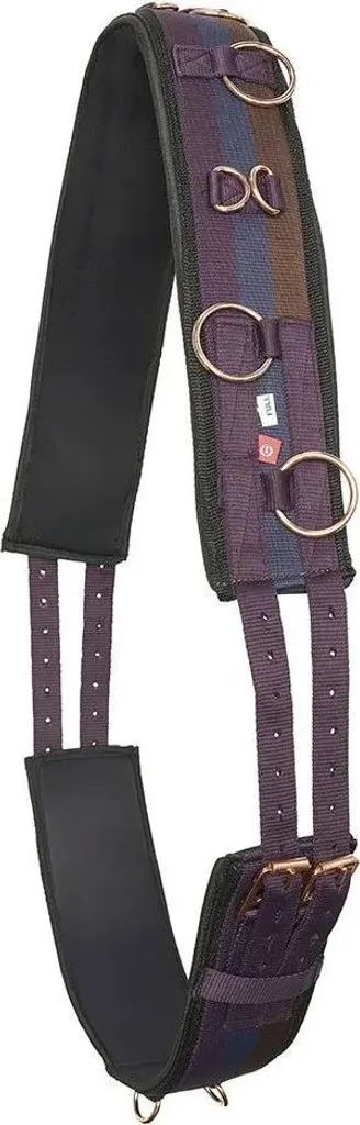 Longiergurt Nylon IRHDeluxe Sangle de travail Bordeaux pour Cheval
