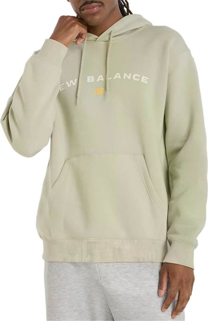 New Balance NEW BALANCE Reimagined Fleece Graphic Hood Beige Beige L