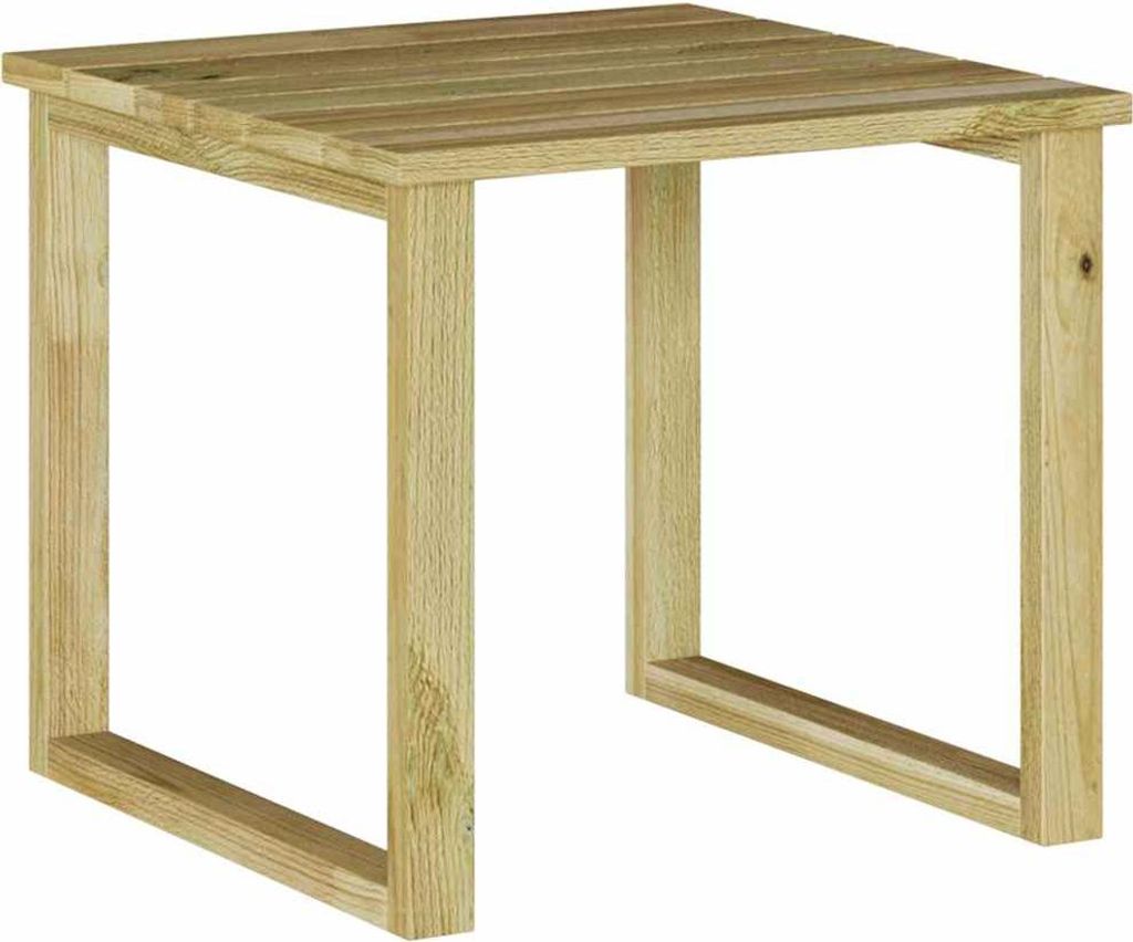 vidaXL Stůl přírodní 40 x 40 x 36 cm Impregnované Obrázek produktu 