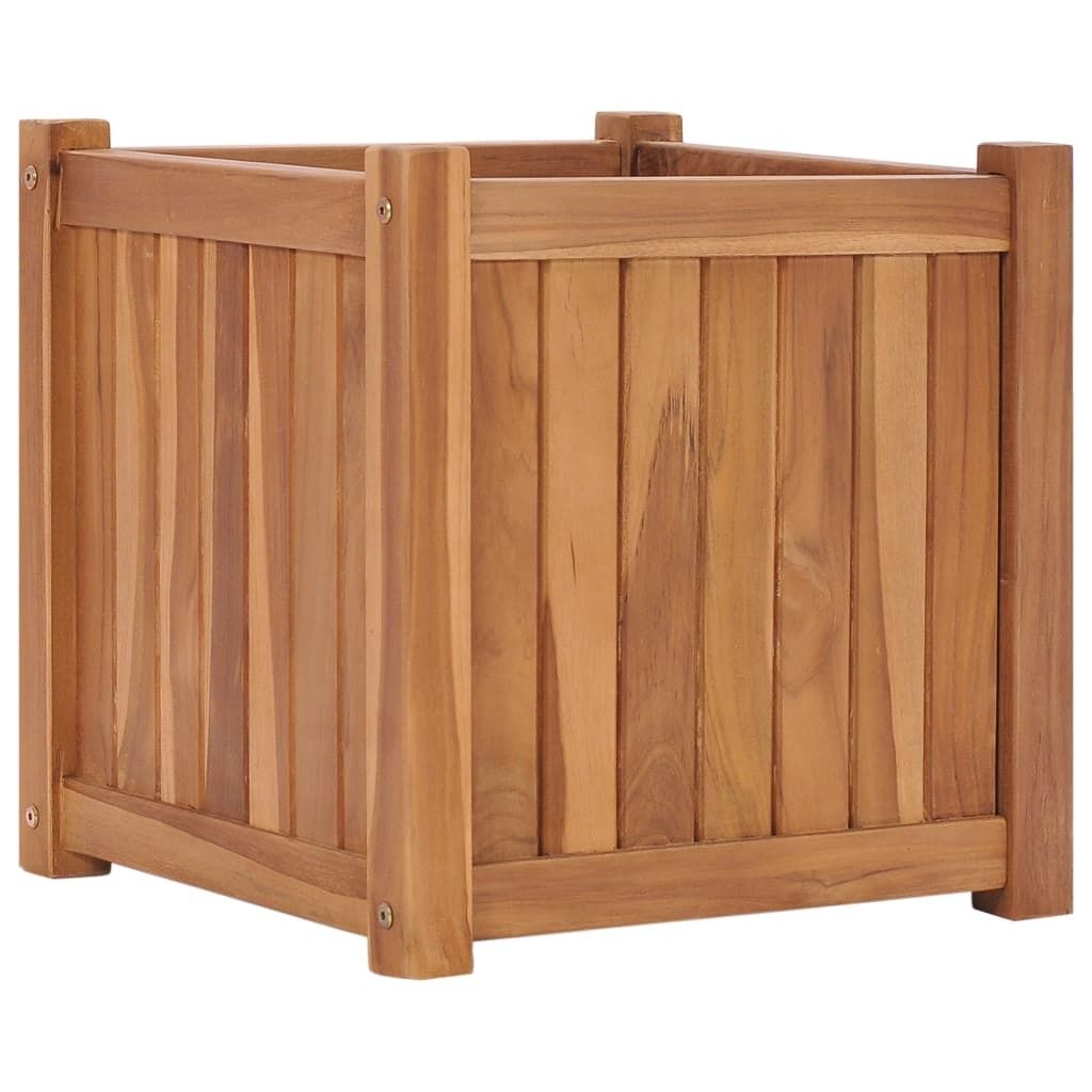 "2026 Aktion"Garten-Pflanzgefäß/Hochbeet Moderne - Pflanzkübel - Blumentopf 40x40x40cm Massivholz Teak Promotion565003 - Beete