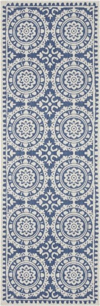80x350 cm Behúň Twin Supreme 104130 Blue/Cream – na von aj Obrázok produktu 