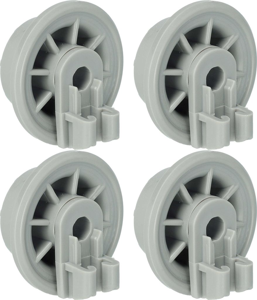 vhbw 4x Korbrolle für Unterkorb Ersatz für Küppersbusch 426483, K426483 für Geschirrspüler - Durchmesser 35 mm