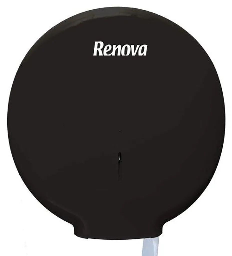 Porte-rouleau de papier noir mat en acier inoxydable pour WC moderne