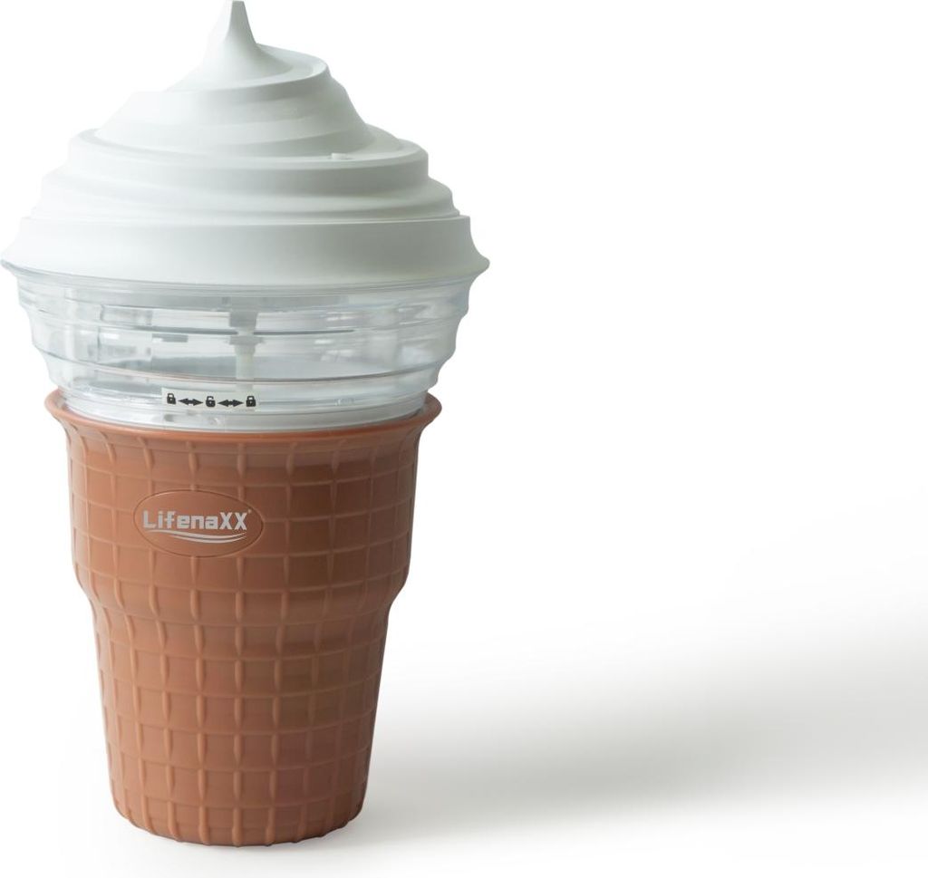 Mini-Eismaschine Lifenaxx LX-059, 330 ml, USB-C, 8 W, Produktbild 