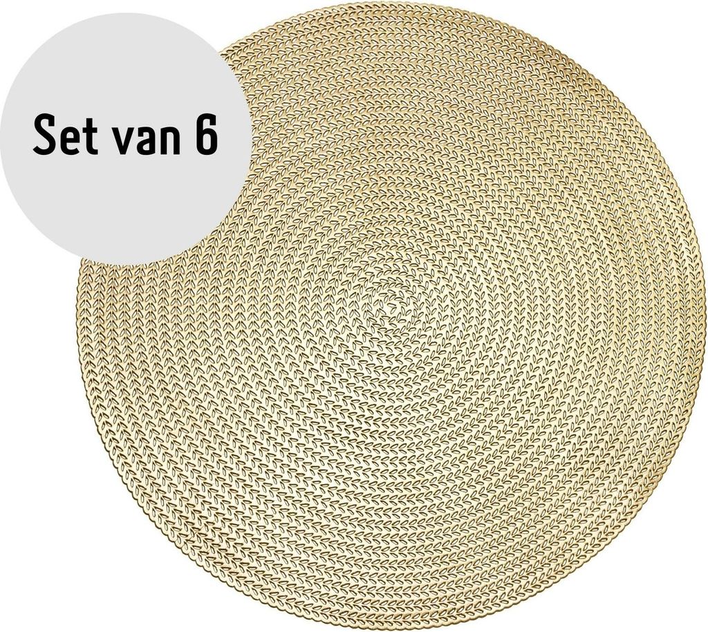 Krumble Tischset - 6er Set - Tischsets - Untersetzer - Rund Produktbild 