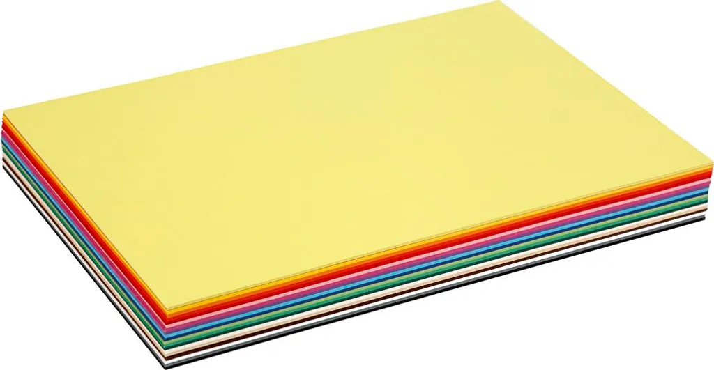 Fogli di Cartone Colorato di Alta Qualità - Texture Opaca e Liscia