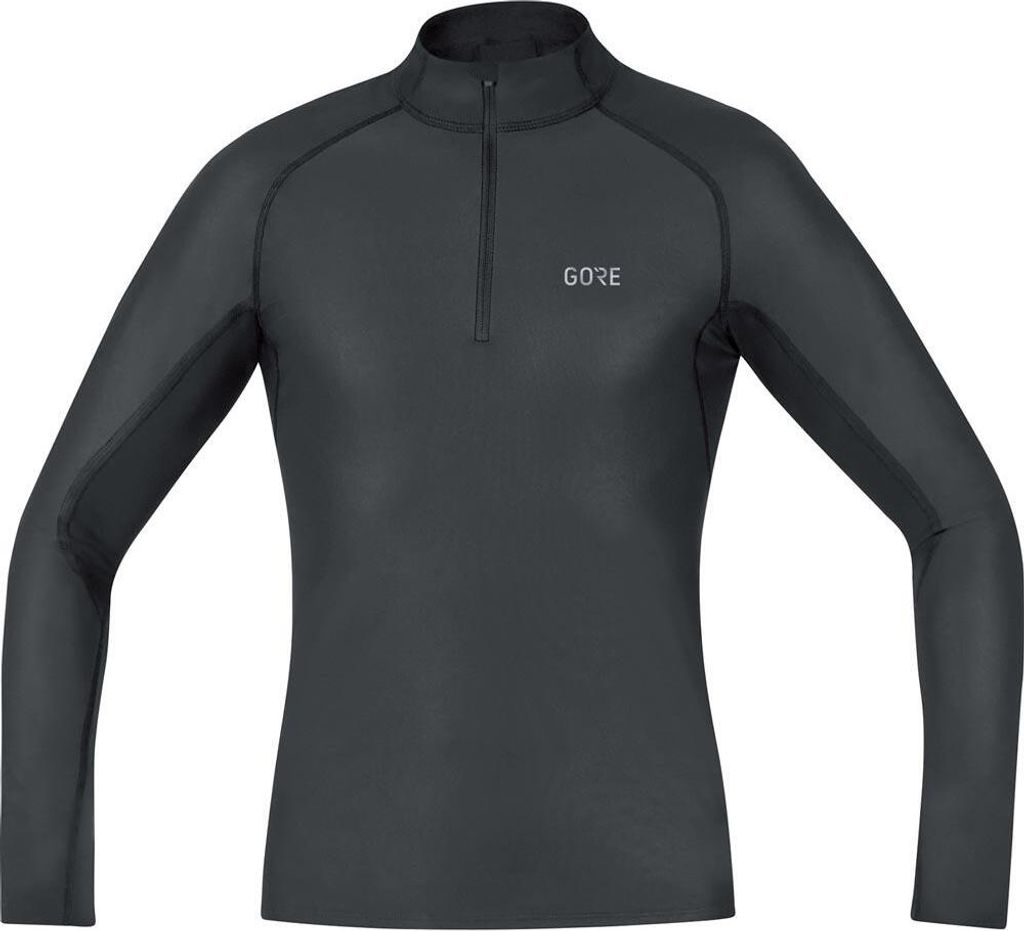 GORE Langarm Fahrrad-Shirt - M BL THERMO - Schwarz S
