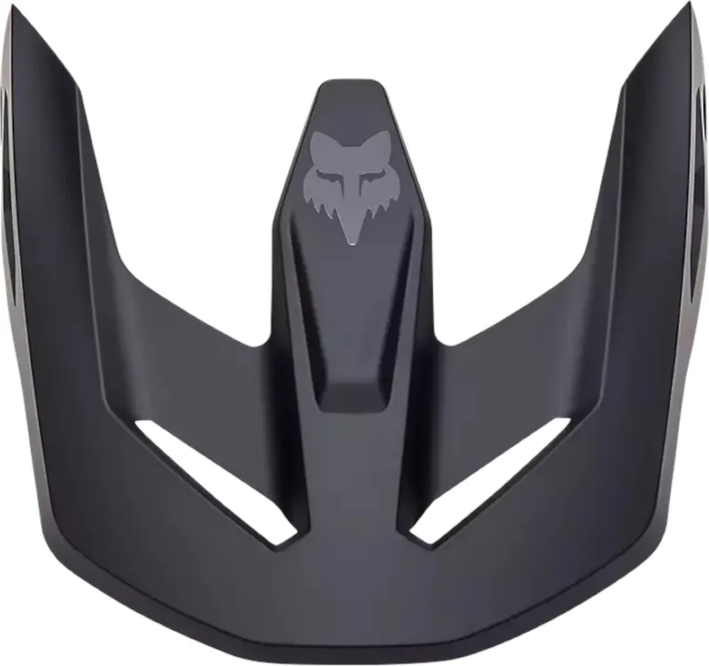 Visière pour Casque Fox V1 Solid Noir Mat L - Accessoire Motocross