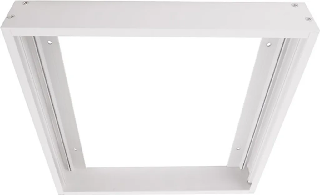 Fixez votre dalle LED 300x30 mm au plafond avec ce cadre blanc