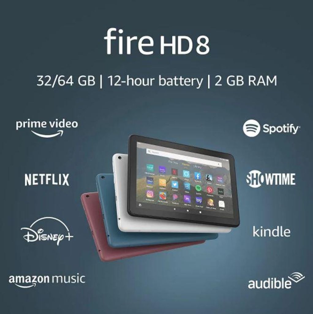 Amazon Fire HD 8 pouces, 32 Go, (2022) - rose Image du produit 