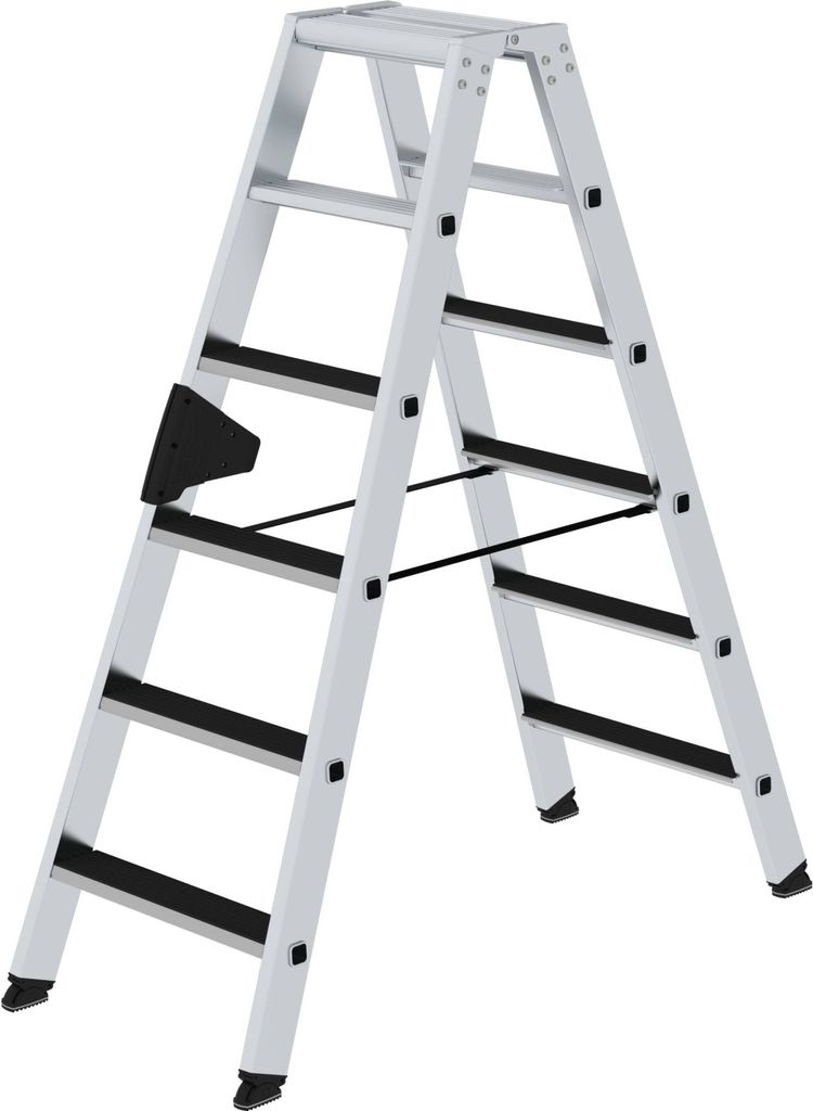 Stufen-Stehleiter beidseitig begehbar mit clip-step 2x6 Stufen