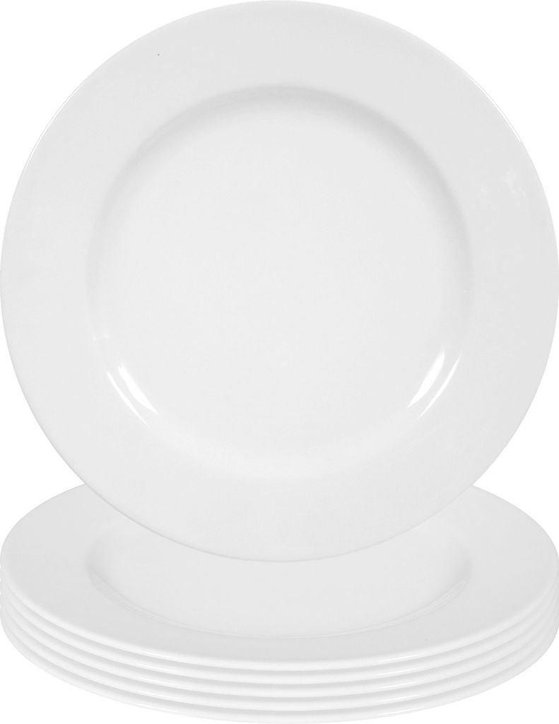 Seltmann Weiden Rondo/Liane Weiß Speiseteller ø 25 cm 6er Set