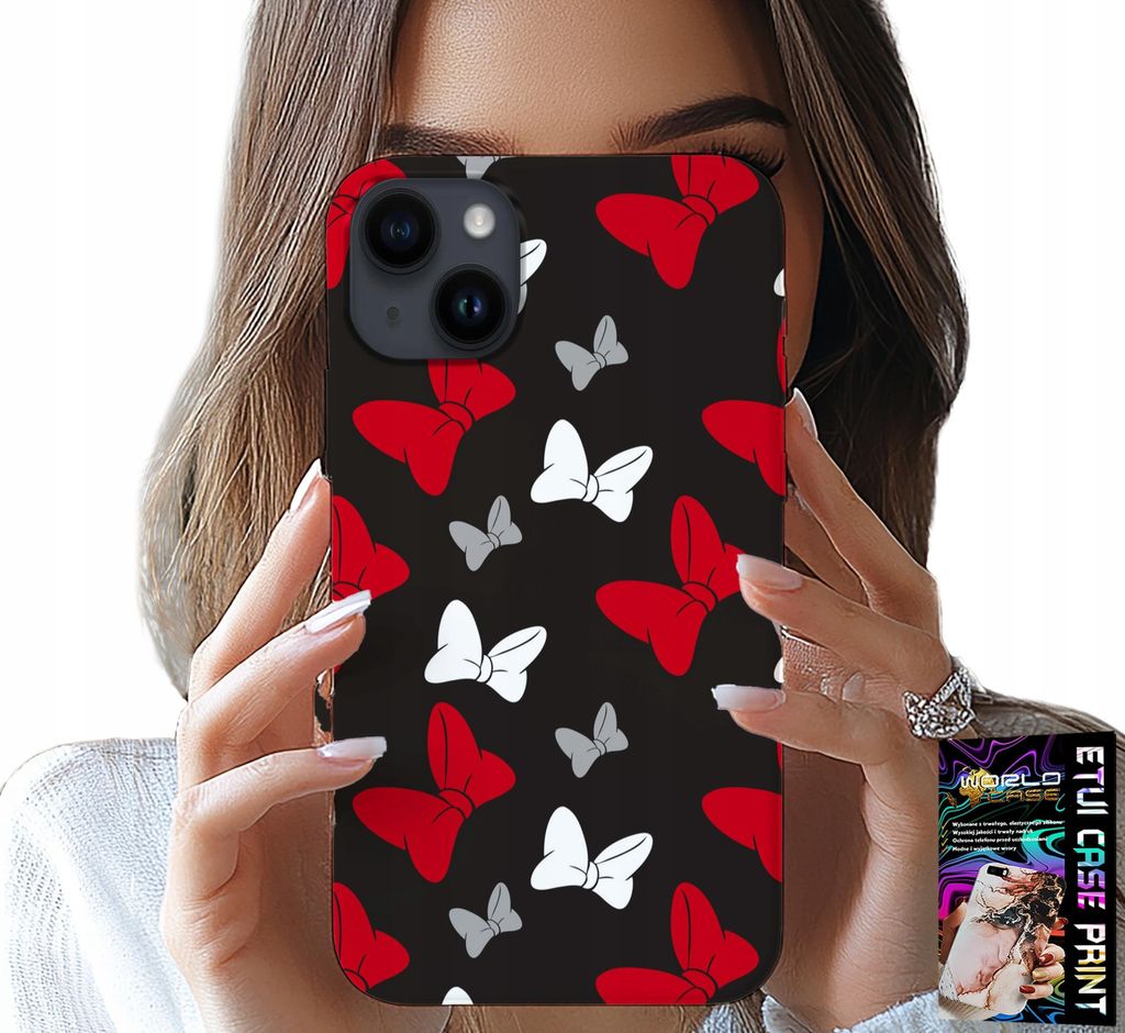 Hülle Für Iphone 14 - Rote Und Weisse Mausbögen, Designs