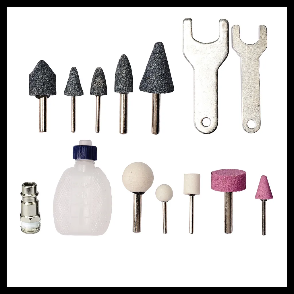Meuleuse pneumatique Einhell TC-PP 220 droite avec set d'accessoires - 4