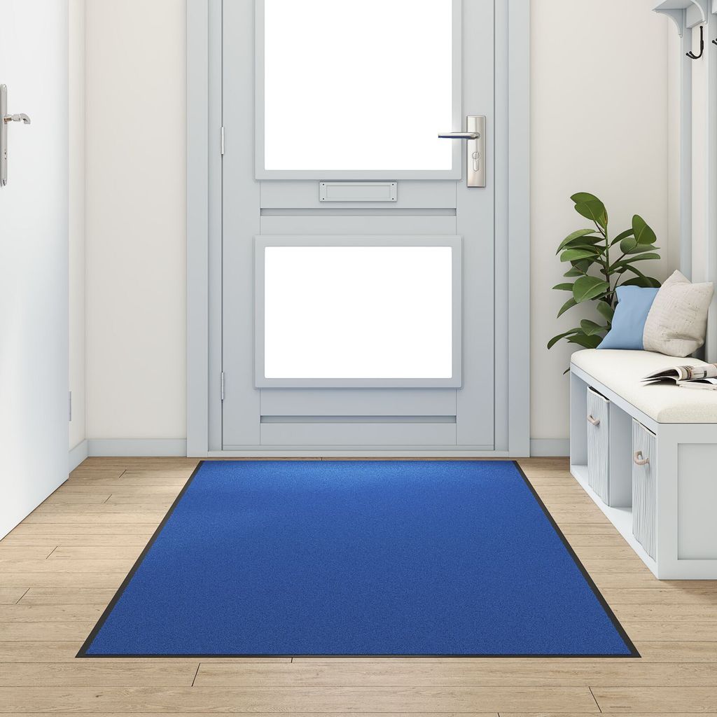 Möbel Fußmatte Waschbar Blau 120x300 cm - Autofußmatten 4100738