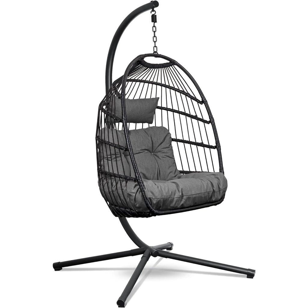 Swoods Egg Hangstoel met Standaard – Hangstoel Buiten en Productafbeelding 