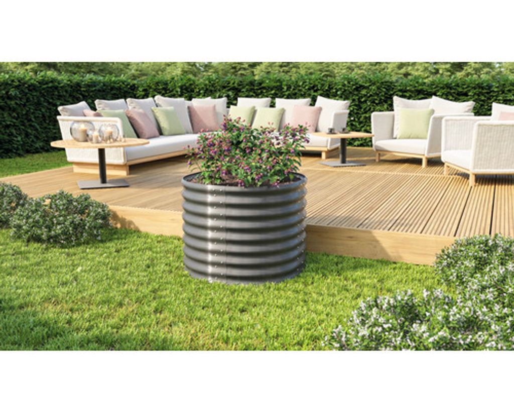 Vitavia Hochbeet "Vita 630 RUND" granit